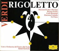 VERDI: Rigoletto; Scotti, Bergonzi, Fischer-Dieskau, Rafael Kubelik (DG 2 CDs)