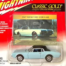 Johnny Lightning 1967 Mercury Cougar with RRs 2002 Classic Gold Collection