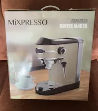 Mixpresso Professional Espresso Machine for Home 15 Bar with Milk Frother Steam