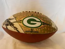 Green Bay Packers 3 Time Super Bowl Champions Limited Edition Embossed Football