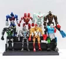 8pcs Real Steel Atom Ambush Midas Noisy Boy Zeus Xmas Figure Christmas SET 2024