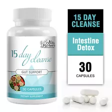 Milamiamor 15 Day Cleanse - Psyllium Husk, Probiotics - Colon Cleansing Detox