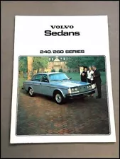 1979 Volvo 264 244 262C 242GT Coupe 20-page Original Car Sales Brochure Catalog