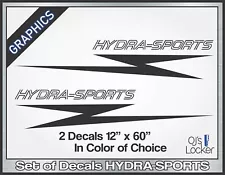 HYDRA-SPORTS Replica Decals 12" x 60" Black