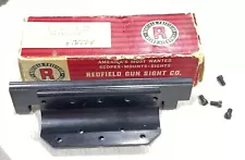 Vintage Redfield Scope mount for Shotgun 1 Pc Flat Side in box w/screws 518007