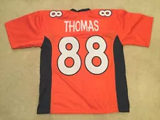 UNSIGNED CUSTOM Sewn Stitched Demaryius Thomas Orange Jersey - M, L, XL, 2XL