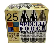 25 PK 12 Gram Special Force CO2 cartridges with Oiler for Byrna w/Boost/LE/HDXL