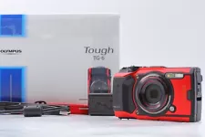 【Brand New】 Olympus Tough TG-6 12MP Waterproof Digital Camera Red Japan #829