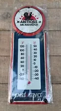 ANTIQUE ARCHAEOLOGY American Pickers...11” x 4” Pressed Metal Thermometer ..New