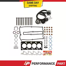 Head Gasket Set Timing Belt Kit Water Pump for 98-99 Ford Mercury 2.0L ZETEC