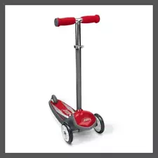 Radio Flyer EZ Glider Kids 3-Wheel Kick Scooters for Boys Girls, Red