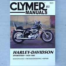 1959-1985 Harley Davidson Sportster H CH XL XLX XLS CLYMER REPAIR MANUAL M419 (For: 1973 Harley-Davidson Sportster 1000)