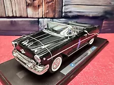 WELLY Black 1955 OLDSMOBILE SUPER 88 Convertible 1/18 NIB Banded