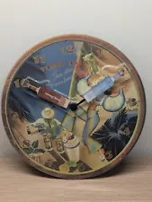 Tommy Bahama Wall Clock "Time Flies When You Are Having Rum" 2007 Never Used