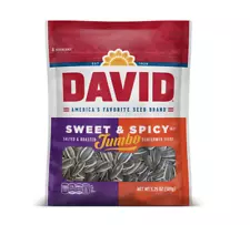 DAVID Jumbo Sunflower Seeds 5.25 oz Any Flavors