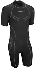 New Men's Wetsuit Neoprene Shorty Back Zip Suit Surf Scuba Snorkeling Dive Suit