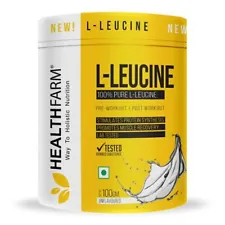 HEALTHFARM L Leucine 3000mg Best Amino Acid Supplements for Muscle Growth,