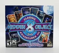 Hidden Object Classic Adventures 3 (8 Pack) PC DVD Puzzle Games NEW