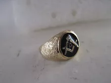 Masons masonic crest ring size 12