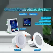 Smart Wall Amplifier Wifi Bluetooth Voice Control Sound System Ceiling Speaker