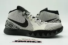 NIKE KYRIE 1 NEW SIZE 8.5 BHM BLACK HISTORY MONTH WHITE BACK GREY 718820 100