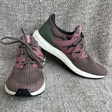 Adidas Ultra Boost 4.0 Olive Pink Women’s Running Shoes Size 9.5