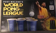 Post Malone World Pong League Beer Pong Drinking Game for Bachelor Party Outd...