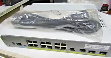 ✌️CISCO CATALYST 3560-CX SERIES PoE 12 PORT ETHERNET SWITCH WS-C3560CX-12TC-S