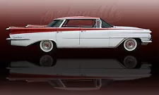 1959 Oldsmobile 98 4-Door Hardtop Classic Car Photo (CA-0825)