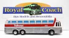 Trailways 10" Eagle 10 Bank Bus with Box - Special 1 of a kind