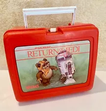 Vintage 1983 Star Wars Return of the Jedi Wicket R2-D2 Plastic Lunch Box