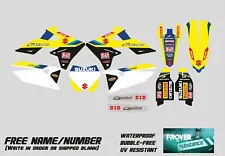 GRAPHICS KIT SUZUKI RMZ250 RMZ450 2018 2019 2020 2021 2022 2023 RMZ 250 450 MX