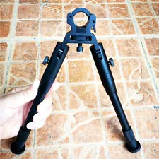 8"-10'' Folding Bipod Spring Return Rest For Rifle Hunting Clamp-on Barrel-Mount