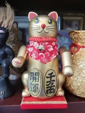 Nutcracker Maneki Neko Cat in box purchased originally at World Market