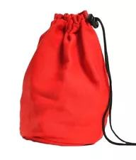 New Drawstring Chess Pieces Bag – Locking Clasp - Red