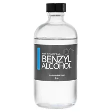 BENZYL ALCOHOL 8 oz. USP Grade in Sterile Glass Bottle