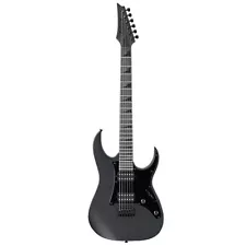 Ibanez GRGR1, 6 String String Solid-Body Electric Guitar, Right, Black Flat