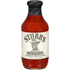 Stubb's Original BBQ Sauce, 18 oz Grilling Kobab Sauce for Chicken Steak Wings