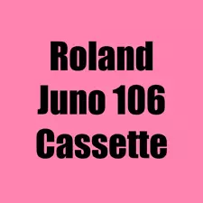 Roland Juno 106 Data Recovery Cassette