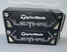 TaylorMade LETHAL TP Golf Balls- 2 Sleeves 6 New In Box- Golf Balls