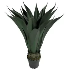 37”Agave Artificial Plant ，Artificial Aloe Vera Plant ，Fake Succulent Potted ...