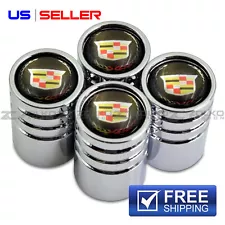 VALVE STEM CAPS WHEEL TIRE CHROME FOR CADILLAC VE06 - US SELLER (For: 1984 Eldorado)