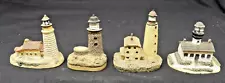 New Listing4 Small Resin Lighthouses 2 1/2" to 3" Tall