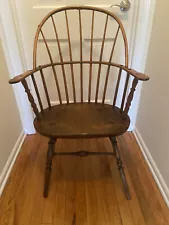 Early Antique Windsor Chair Sack Back