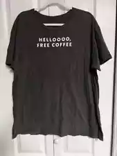 Starbucks rewards T-Shirt "HELLO FREE COFFEE" Sz.XL