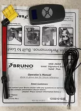 Bruno Valet Signature Plus Seating Chair Remote Control, Cord, Manual & Crank