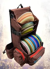 FOSSA Disc Golf Backpack. SKINNY 2.3 - Brown