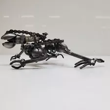 Creature Made of Scrap Metal Sculpture