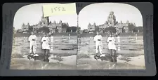 PARSEES Worshipping before New Mon BOMBAY India - Keystone Stereoview V27426