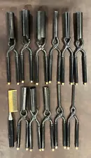 Kentucky Maid Hair Tools Hot Stove Irons Curling Irons Combs and Flat Comb qty12